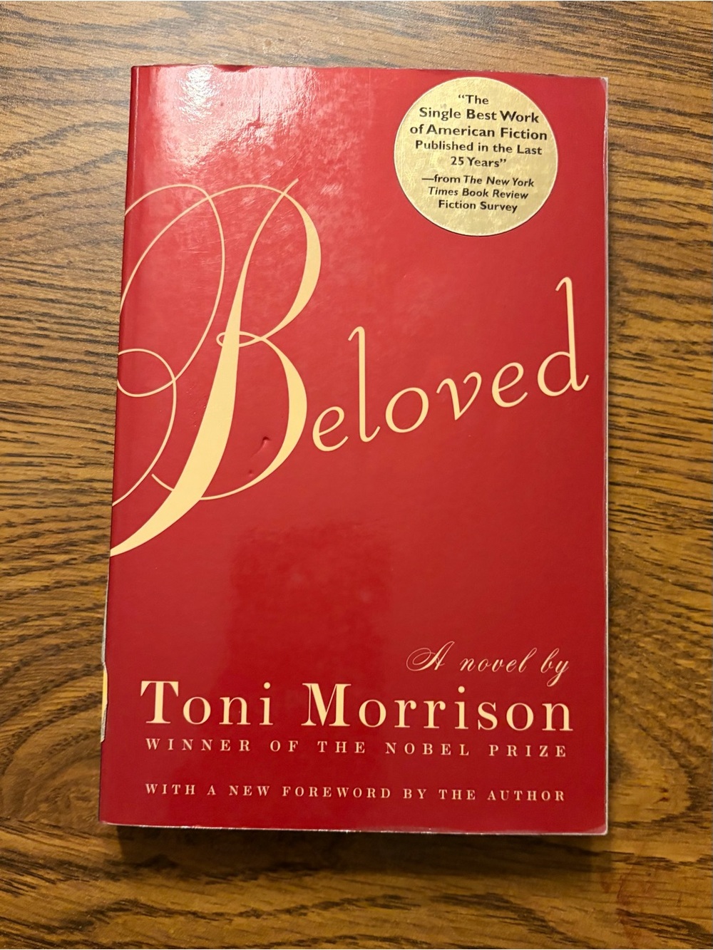 Beloved by Toni Morrison - Red Cover